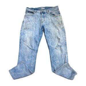 HUDSON Blake Slim Staight distressed Jeans Size 32”